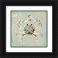 thumbnail image 1 of Aryai, Sia 26x26 Black Ornate Wood Framed with Double Matting Museum Art Print Titled - Aqua Marine XIV, 1 of 4