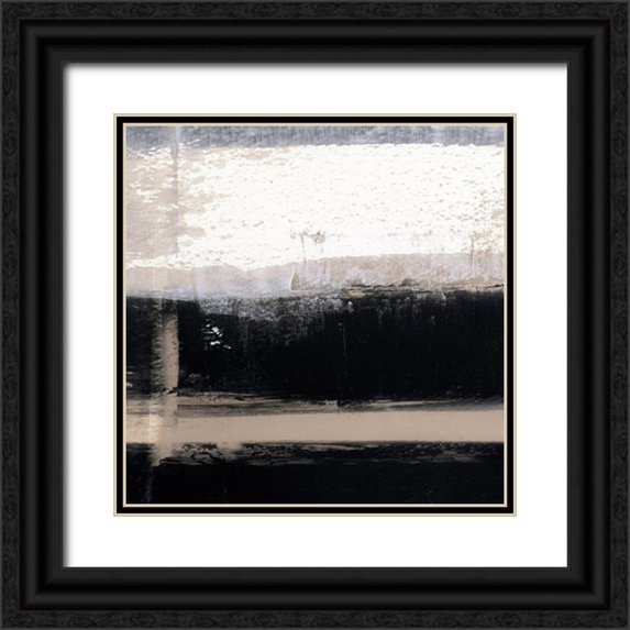 Aryai, Sia 26x26 Black Ornate Wood Framed with Double Matting Museum Art Print Titled - Mozaic 48