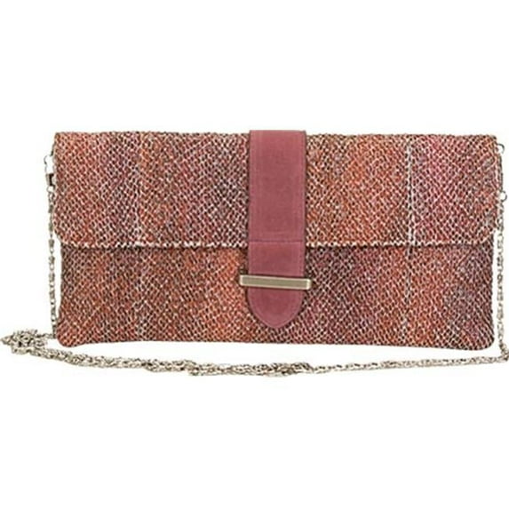 Aryana Chic Tweed Chain Strap Clutch Style Womens Handbag
