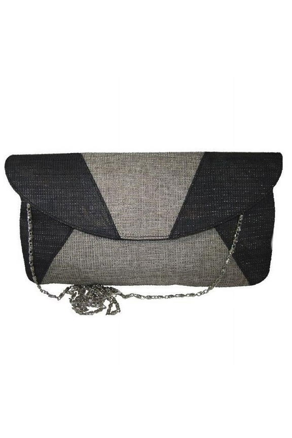 Clutch Purse Black - Blue