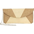 thumbnail image 1 of Aryana Rina5-Gold Clutch Purse Gold, 1 of 1
