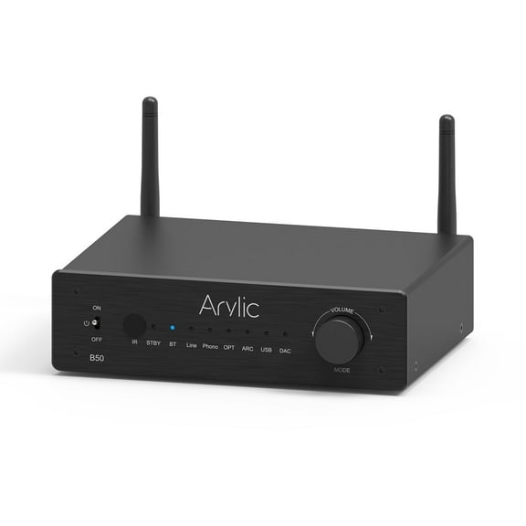 Arylic B50 Bluetooth 5.2 Transmitter Receiver, Stereo, New, 1 Count