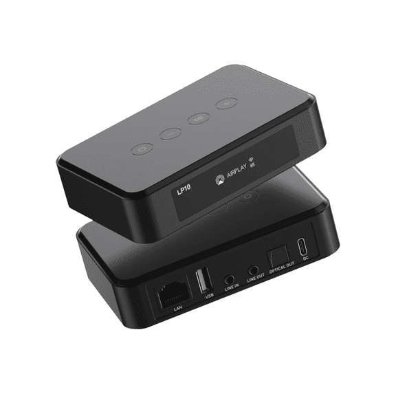 Arylic LP10 WiFi Music Streamer, AirPlay 2 Compatible, Supports Spotify Connect, TIDAL Connect & Qobuz Connect