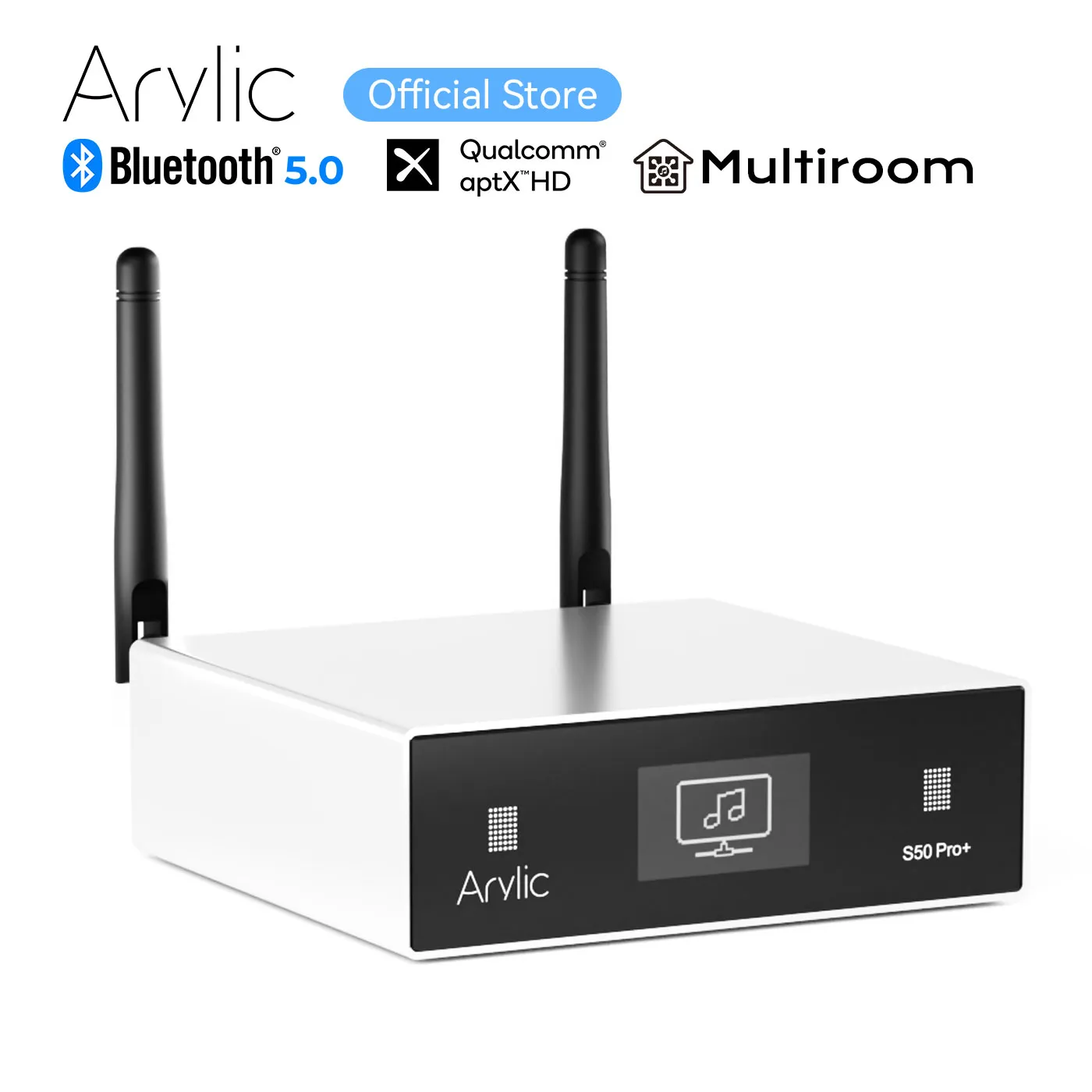 Ess Adc Arylic S50 Pro+ WiFi & AptX HD Preamplifier With ESS Sabre Dac AKM ADC ...