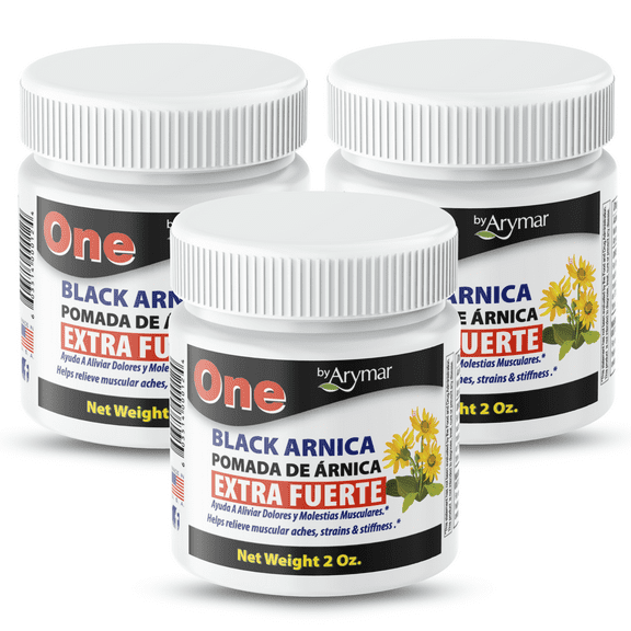 Arymar Arnica Salve Ointment, Pain Relieving Rub - 2 oz (3-Pack)