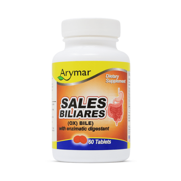 Arymar Sales Biliares Ox Bile with Digestive Enzymes - 60 Tabs
