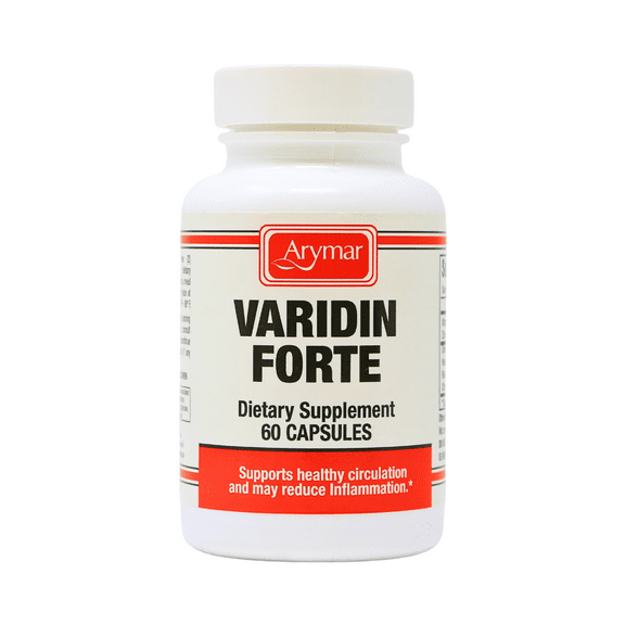 Arymar Varidin Forte 60 Capsules - Circulation and Vascular Health Support with Diosmin, Hesperidin, and Rutin