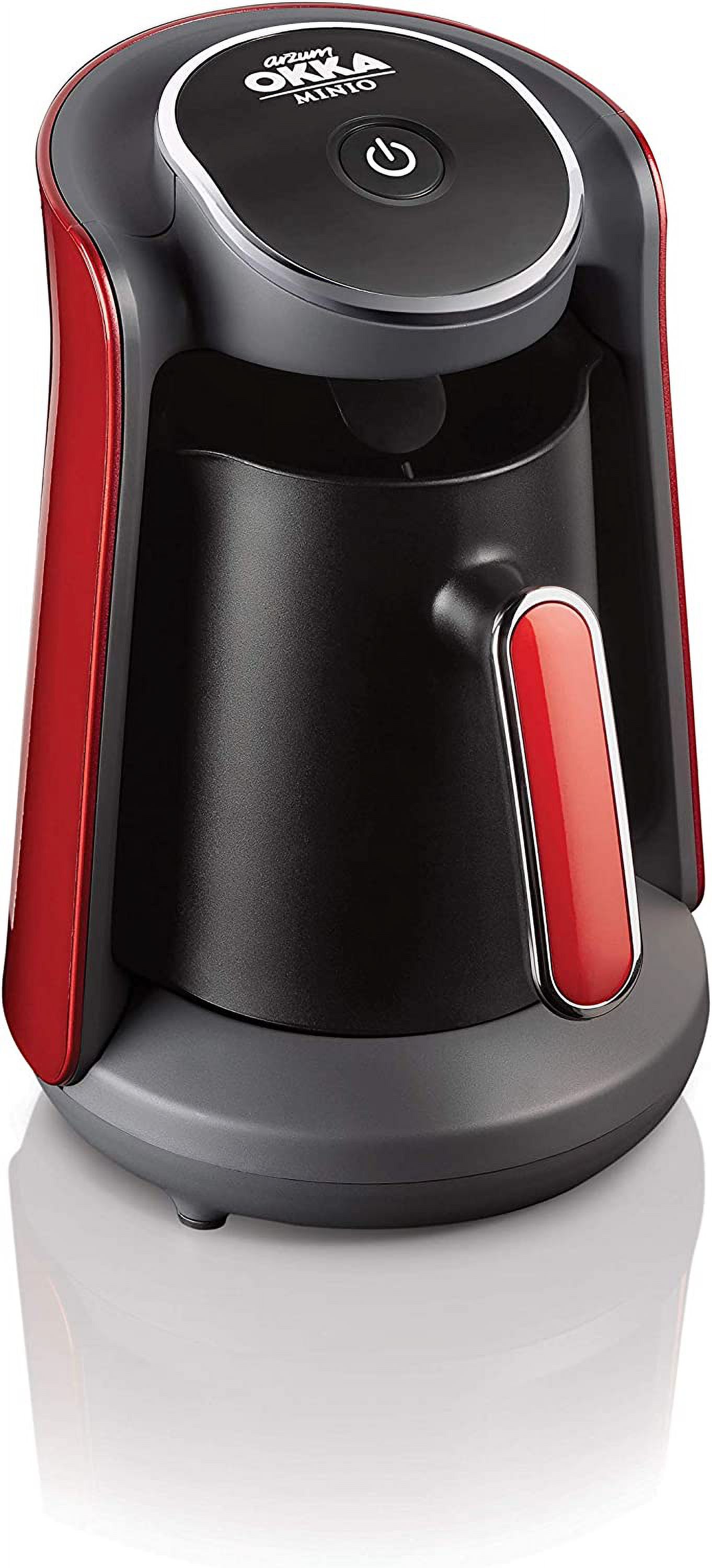 Caffettiera Turca Arzum Okka Minio Duo OK006-N, 1-8 Tazze, 880W, Allarme Acustico, Cucchiaio Incluso, Made In Türkiye