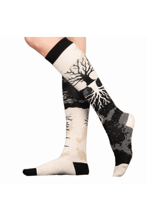As Above So Below Tree Knee High Socks