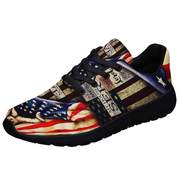 As For Me And My House We Will Serve The Loid Shoes Women's Fashion Sneakers Tennis Running Shoes for Men Women Black Size 12