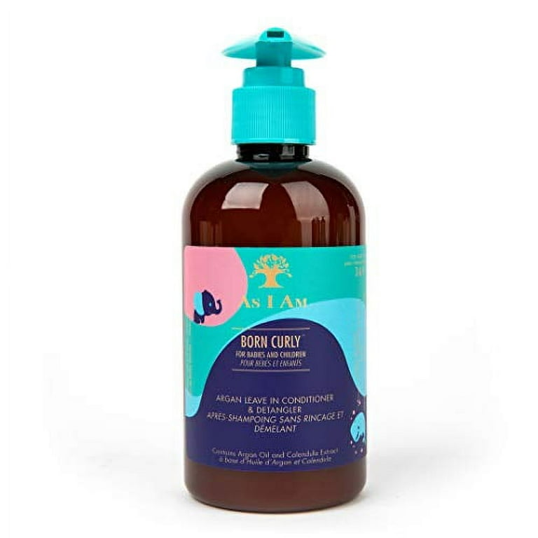AS I AM Born Curly Argan Leave In Conditioner & Detangler (8oz) AS I AM Born Curly Argan Leave In Conditioner & Detangler (8oz)