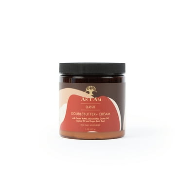 As I Am Classic Coconut Double Butter Cream 8oz., Curly, Dry Hair Types, Moisturizing, Unisex