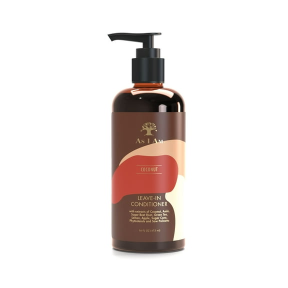 As I Am Classic Coconut Leave-In Conditioner 8 fl. oz., All Hair Type, Moisturizing, Unisex
