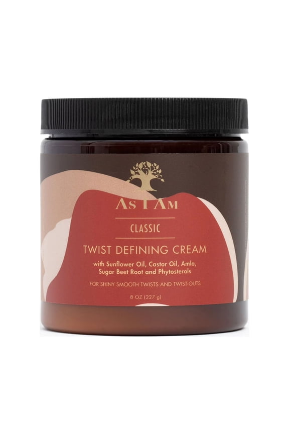 Coconut Twist Defining Cream for Curl Formation and Frizz Control 8 oz with Castor oil and Phytosterols