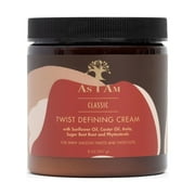 As I Am Coconut Twist Defining Cream for Curl Formation and Frizz Control 8 oz with Castor oil and Phytosterols