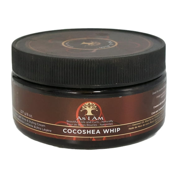 As I Am Cocoshea Whip Styling Cream, 8 Oz., Pack of 2