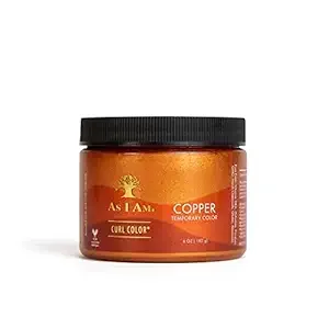As I Am Curl Color - Copper - 6 ounce - Color and Curling Gel - Temporary Color - Medium Hold - Vegan & Cruelty Free