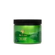 As I Am Curl Color Gel   Jade Green Temporary Hair Color with Medium Hold for Curly, Wavy & Coily Hair   6 oz