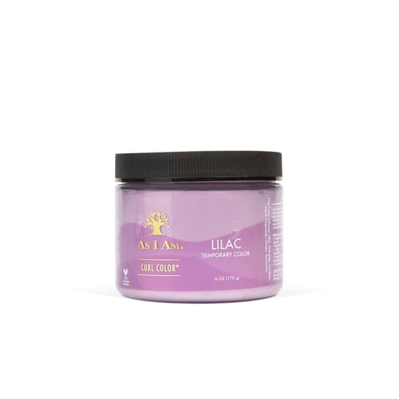 As I Am Curl Color - Lilac - 6 ounce - Color & Curling Gel - Temporary Color - Medium Hold - Vegan & Cruelty Free