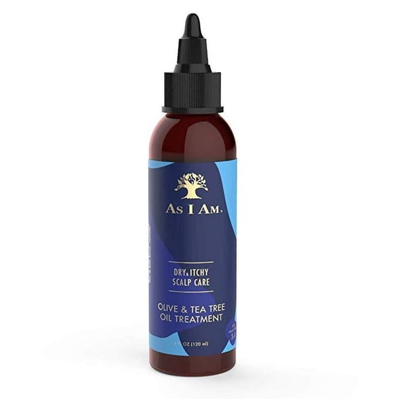 As I Am Dry Itchy Scalp Care Olive Tea Tree Oil Treatment, 4 Oz.,Pack of 2