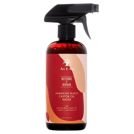 As I Am Jamaican Black Castor Oil Water 16 fl. oz, All Hair types, Unisex