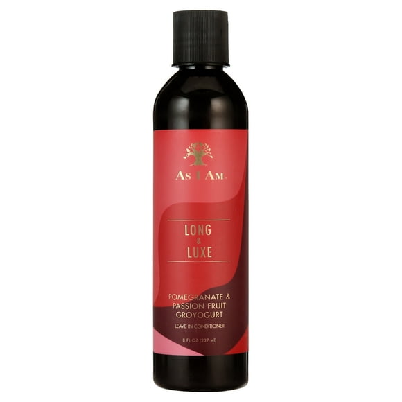 As I Am Long & Luxe GroYogurt 8 Oz. Leave In Conditioner, All Hair Types, Moisturizing, Unisex