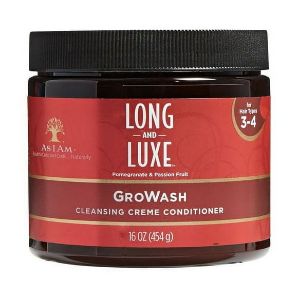 As I Am Long and Luxe Growash Conditioner, 16 Oz, 2 Pack