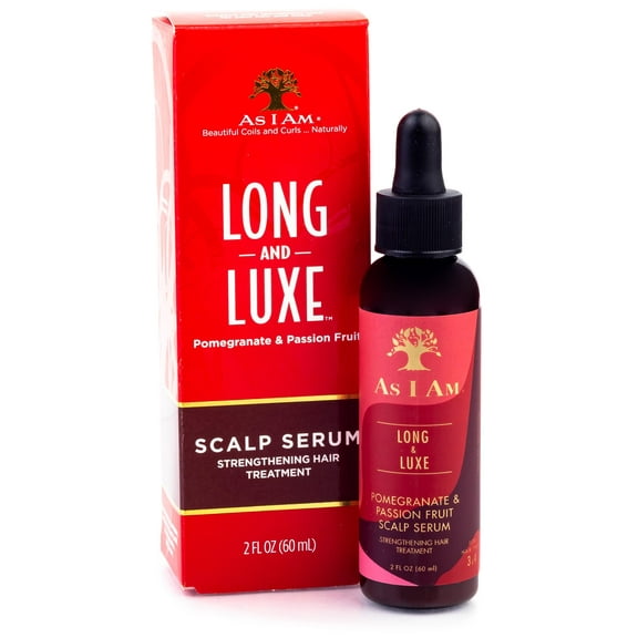 As I Am Long and Luxe Scalp Serum - 2 Ounce - Strengthening Nano Treatment - Enriched with Biotin, Aloe Vera, and Saw Palmetto C32