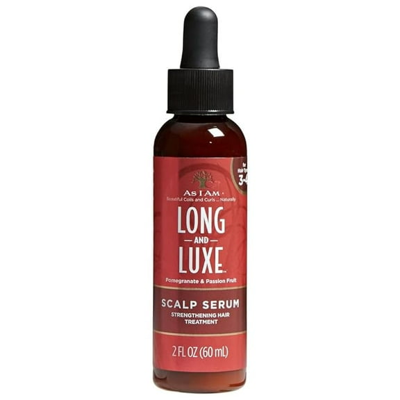 As I Am Long and Luxe Scalp Serum - 2 Ounce - Strengthening Nano Treatment - Enriched with Biotin, Aloe Vera, and Saw Palmetto