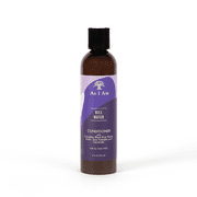 As I Am Rice Water Conditioner for Breakage Repair and Moisture Support for Weak Hair 8 fl.oz. with Forbidden Black Rice, Saw Palmetto, Biotin