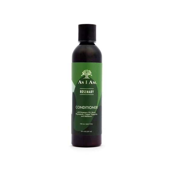 As I Am Rosemary Conditioner for Thinning Hair and Weak Strands Strengthening Moisture Care 8 fl.oz. with Biotin, Saw Palmetto & Melatonin