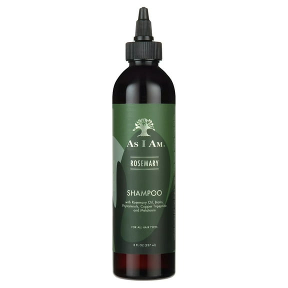 As I Am Rosemary Shampoo 8 fl. oz., All Hair Type, Moisturizing, Unisex