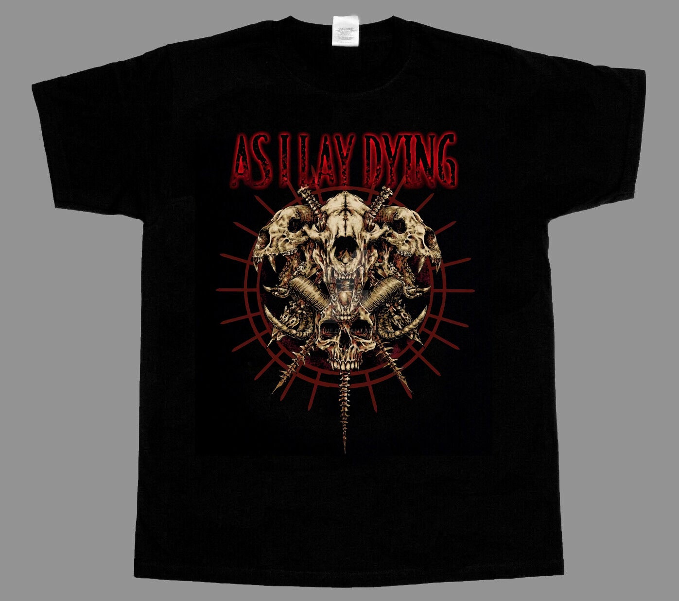 As I Lay Dying T Shirt Metal 90'S Music Shirt Aesthetic Shirt Clothing T-Shirt Metal Tees Throwback, Unisex Tshirt Size L New|Funny Birthday Cotton Tee Vintage Gift For Men Women