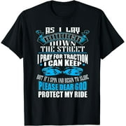 As I Lay Rubber Down The Street Drag Racing Gift T-Shirt