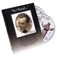 thumbnail image 1 of As I Recall (2 DVD Set) - Tony Slydini, 1 of 1