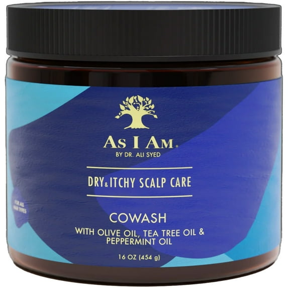 As I am Dry Itchy Scalp Care Tea Tree Oil Cowash, 16 Oz.