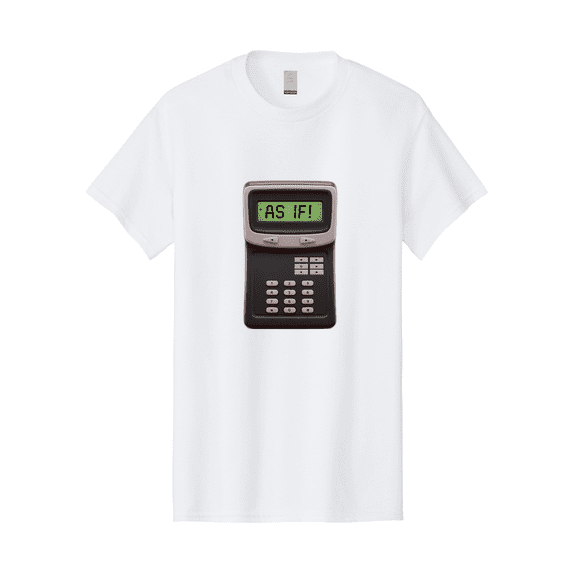 As-If-Calculator Mens Graphic Tee, 100% Cotton, Casual Summer Wear BAA142