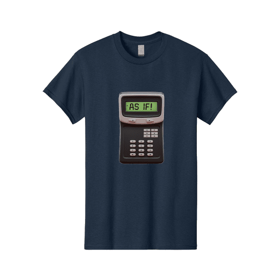 As-If-Calculator Mens Graphic Tee, 100% Cotton, Casual Summer Wear BAA142