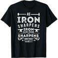 As Iron Sharpens Iron - Bible Verses &amp; Scripture T-Shirt - Walmart.com