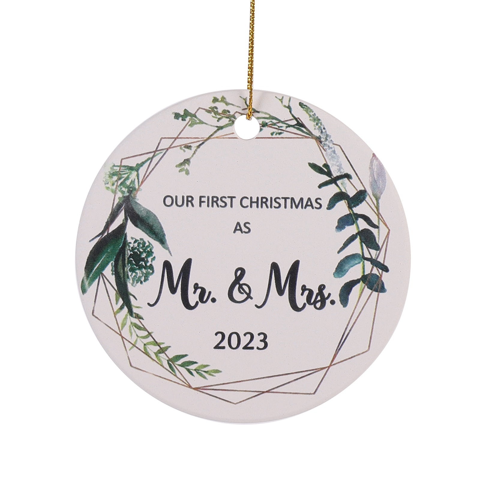 As Mr. & Mrs Christmas Ornament, Anniversary Present Gifts for Wife ...