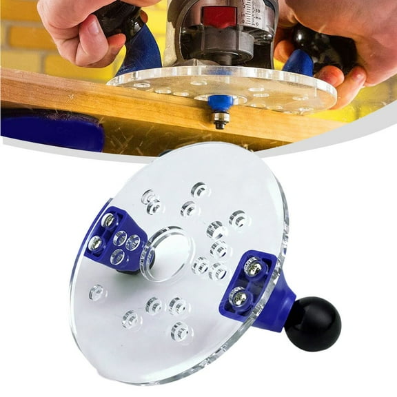 As Pictures Show Trimming Router Base Transparent Router Base For Woodworking Carpentry Clear Acrylic Baseplate