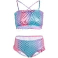 thumbnail image 1 of As Rose Rich Girl's Swimsuits 2 Piece Bathing Suits Beach Bikini Swimwear, 7-8, 1 of 8