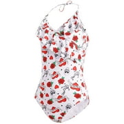 As Rose Rich Girls Swimsuit Ruffle One Piece Bathing Suits UPF50+, 10