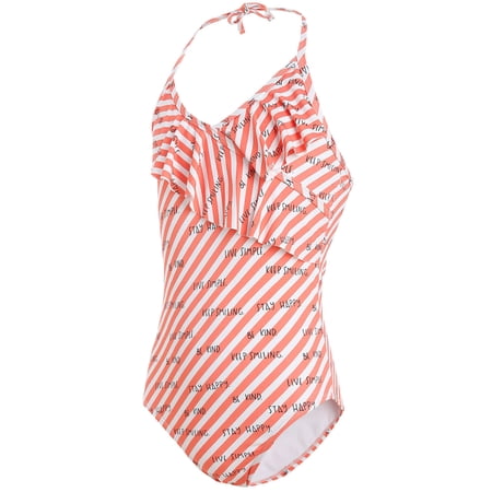 As Rose Rich Girls Swimsuit Ruffle One Piece Bathing Suits UPF50+, 8