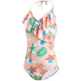 thumbnail image 1 of As Rose Rich Girls Swimsuit Ruffle One Piece Bathing Suits UPF50+, 8, 1 of 8