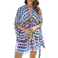 thumbnail image 1 of As Rose Rich Kimonos for Women Summer Swim Cover Up Kimono Cardigan, S, 1 of 9