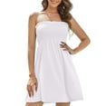 thumbnail image 1 of As Rose Rich Women's Cover up Beach Strapless Mini Dress, XS, 1 of 9