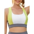 thumbnail image 1 of As Rose Rich Women's Sports Bra Padded Athletic Yoga Bra Workout Tops, L, 1 of 9