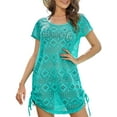 thumbnail image 1 of As Rose Rich Women's Swimsuit Cover Up Lace Beach Dress Bikini Coverup, 3X, 1 of 9