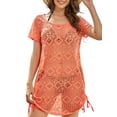 thumbnail image 1 of As Rose Rich Women's Swimsuit Cover Up Lace Beach Dress Bikini Coverup, L, 1 of 9